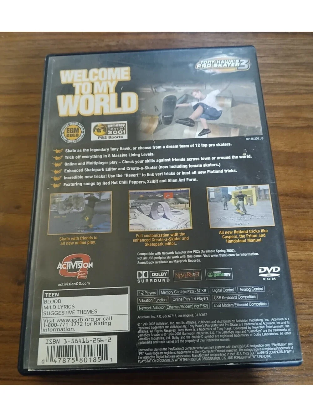 Tony Hawk's Pro Skater 3, 4 & American Wasteland (PlayStation 2) Bundle